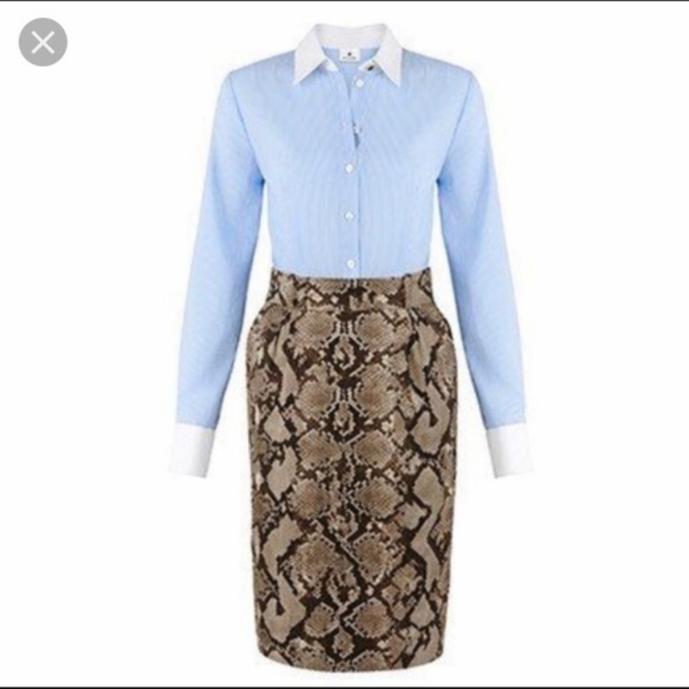Altuzarra for Target all-in-one dress with snake-print pencil skirt